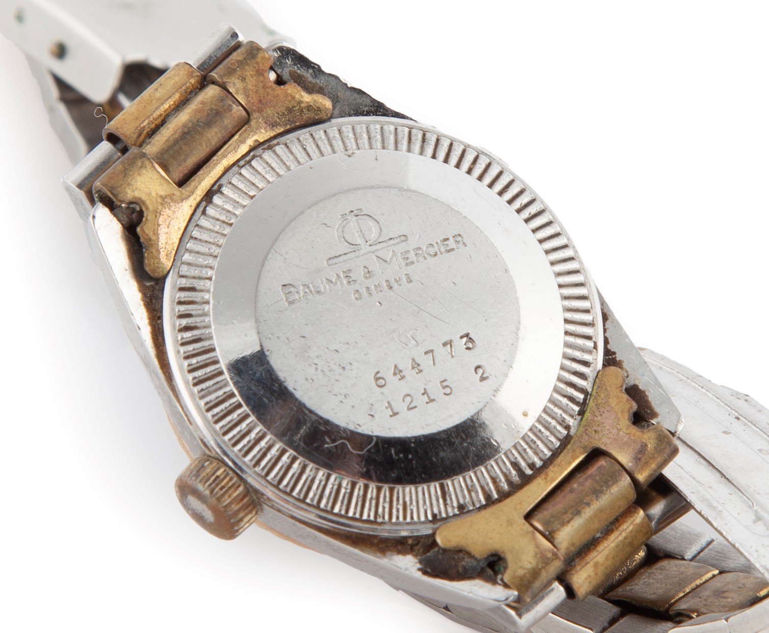 Baume & Mercier Baumatic 1215.2 - Orologio da Polso Automatico da Donna in Acciaio ed Acciaio Dor...
