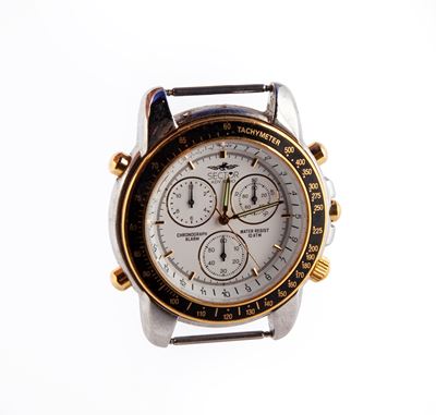 Sector Adv 1000 - Orologio da Polso Cronografo e Sveglia al Quarzo da Uomo in Acciaio ed Acciaio ...
