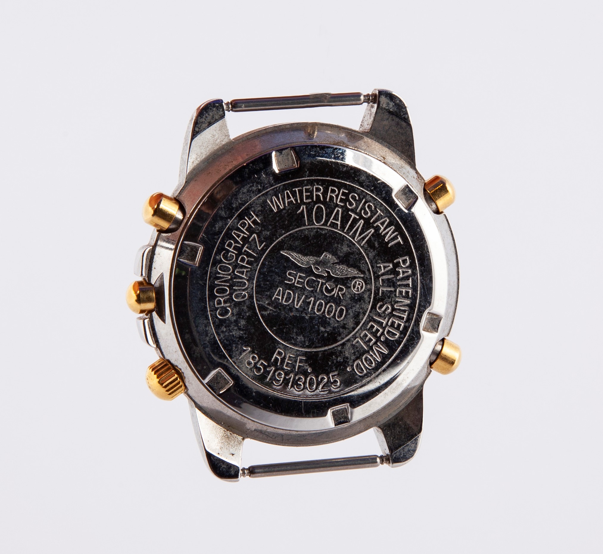 Sector Adv 1000 - Orologio da Polso Cronografo e Sveglia al Quarzo da Uomo in Acciaio ed Acciaio ...