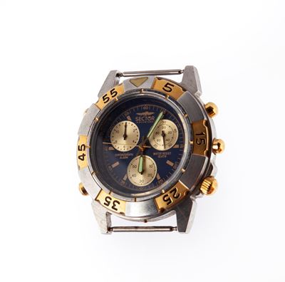 Sector Adventure - Orologio da Polso Cronografo e Sveglia al Quarzo da Uomo in Acciaio ed Acciaio...