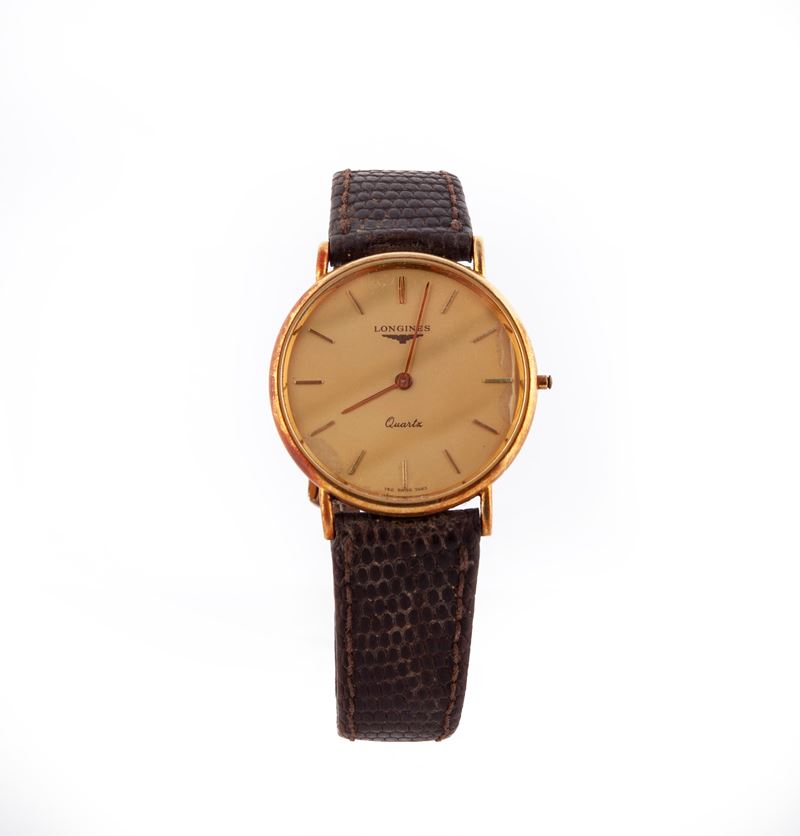 Longines Cal. 150 7023 - Orologio da Polso al Quarzo da Uomo in Oro 750/000