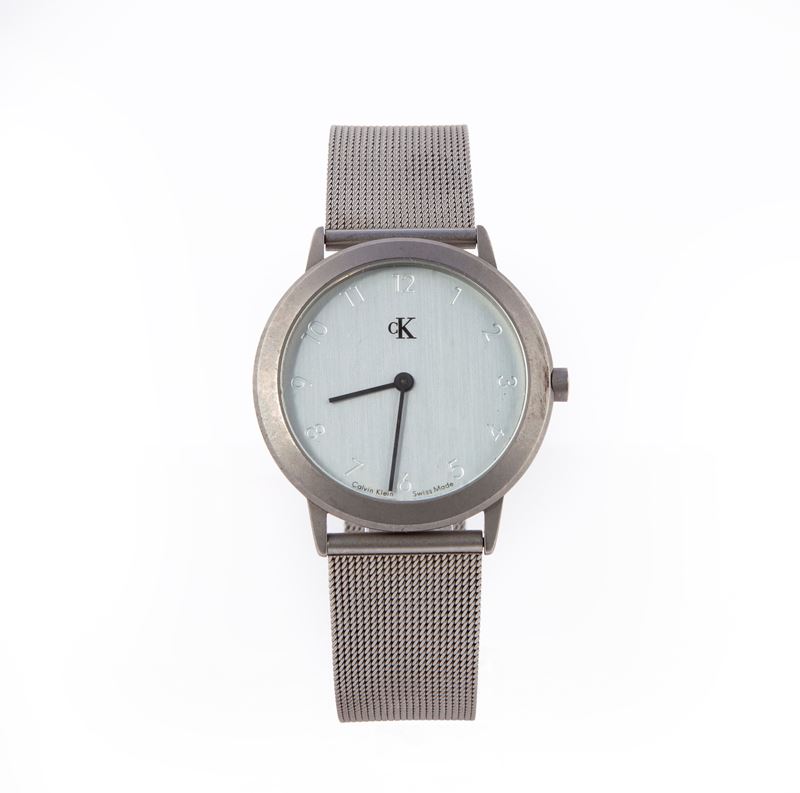 Calvin Klein K 3111 - Orologio da Polso al Quarzo da Uomo in Acciaio con Bracciale Originale in A...