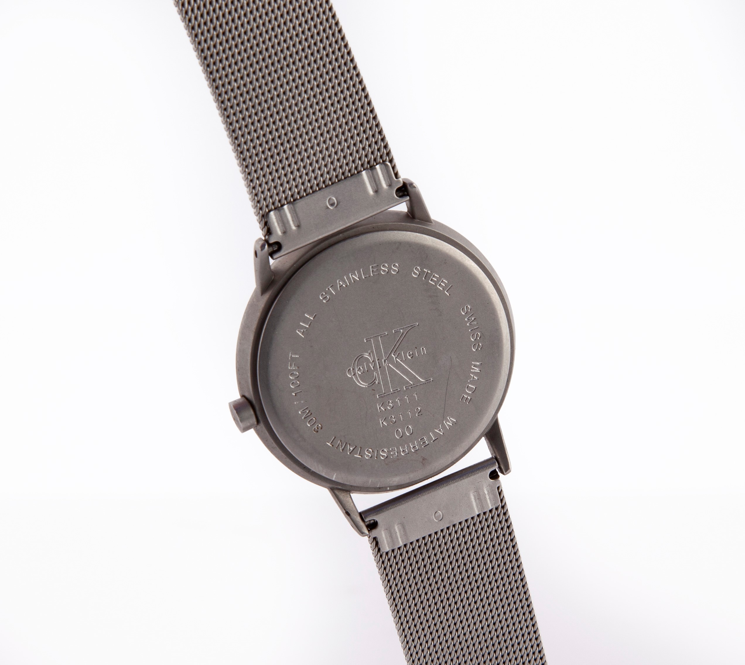 Calvin Klein K 3111 - Orologio da Polso al Quarzo da Uomo in Acciaio con Bracciale Originale in A...