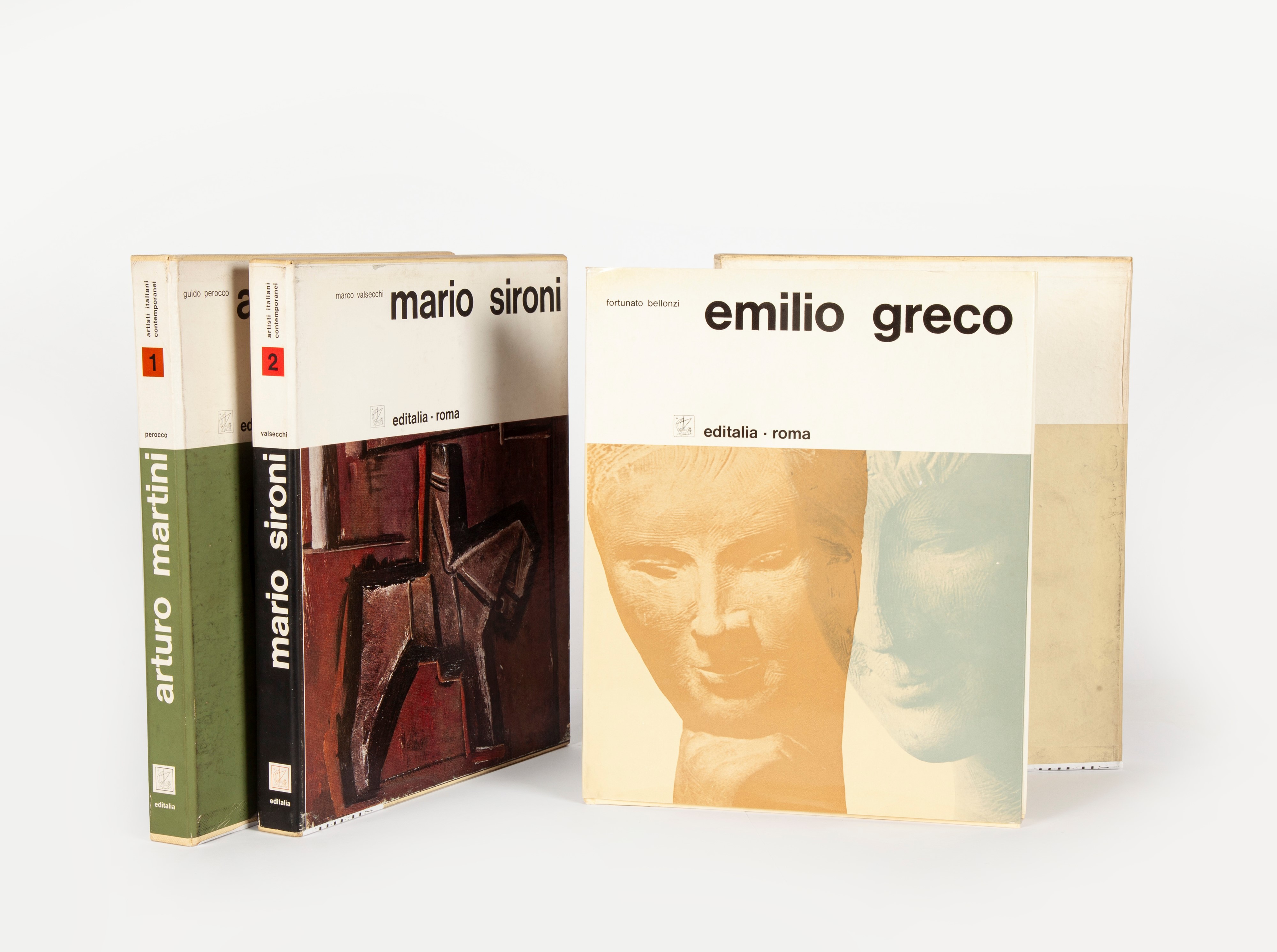 3 Volumi della Collana Artisti Italiani Contemporanei: Guido Perocco - Arturo Martini; Marco Vals...