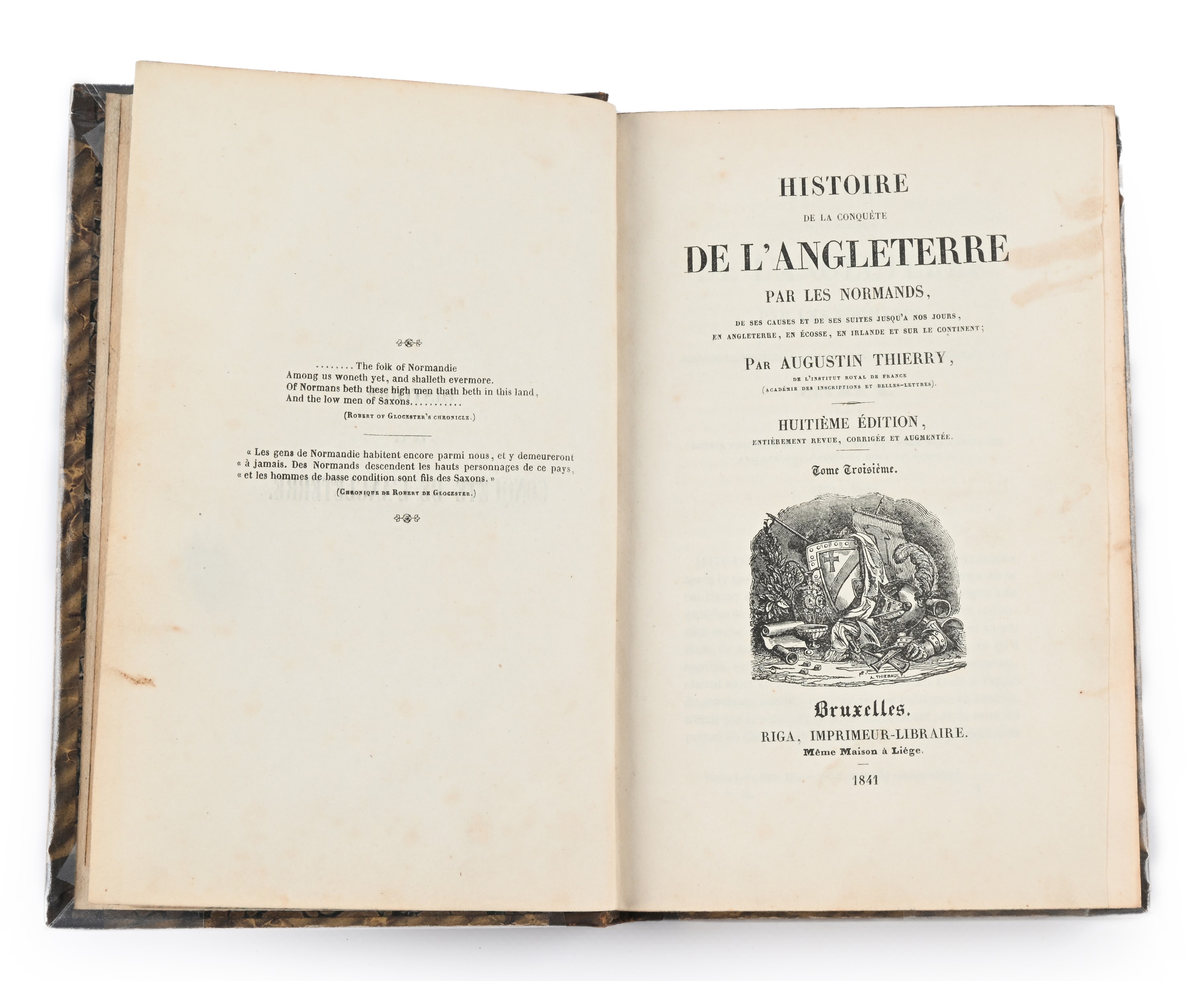 Historie de la Conquete de l'Angleterre par Les Normands, Thierry
