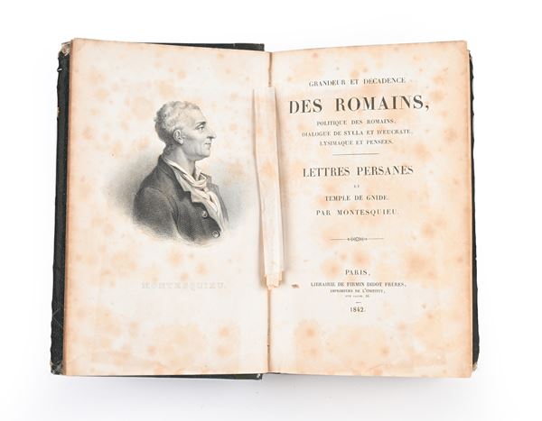 Montesquieu Grandeur et Decadence des Romains