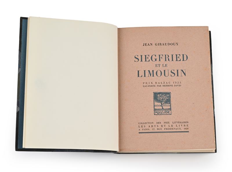 Giraudoux, Siegfried et le Limousin