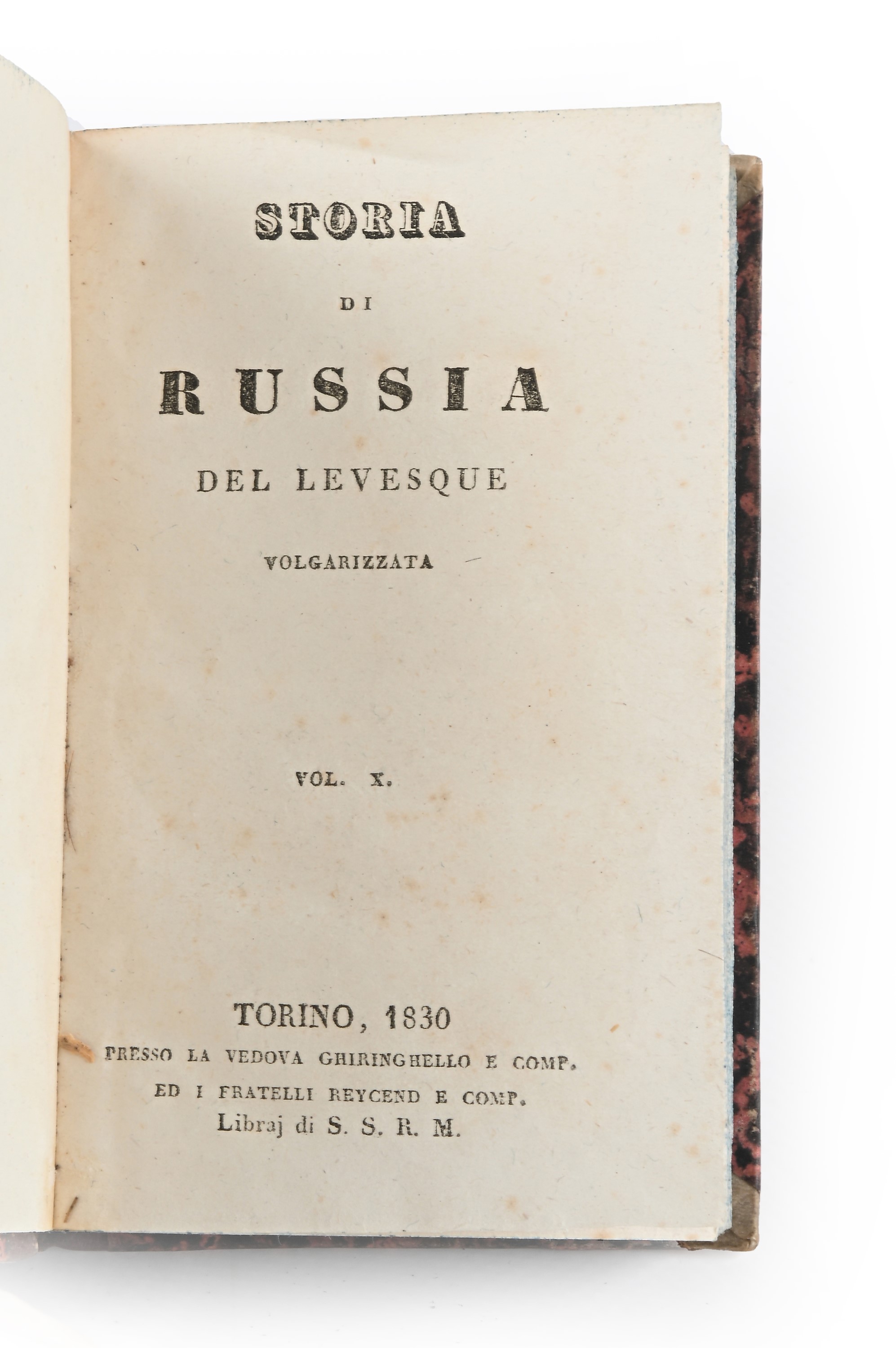 Storia di Russia del Levesque Volgarizzata