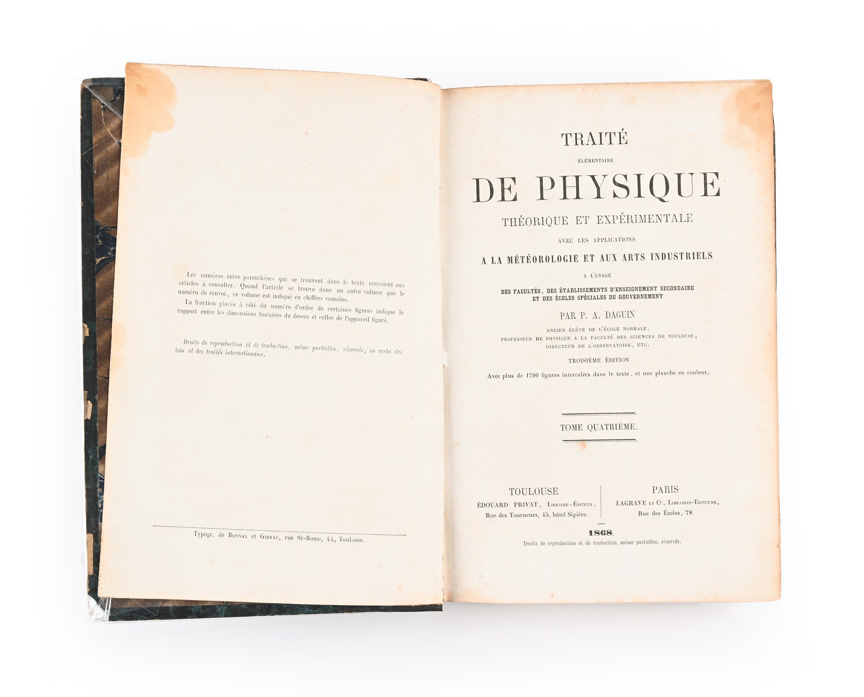 Daguin, Traitè Elementaire de Physique