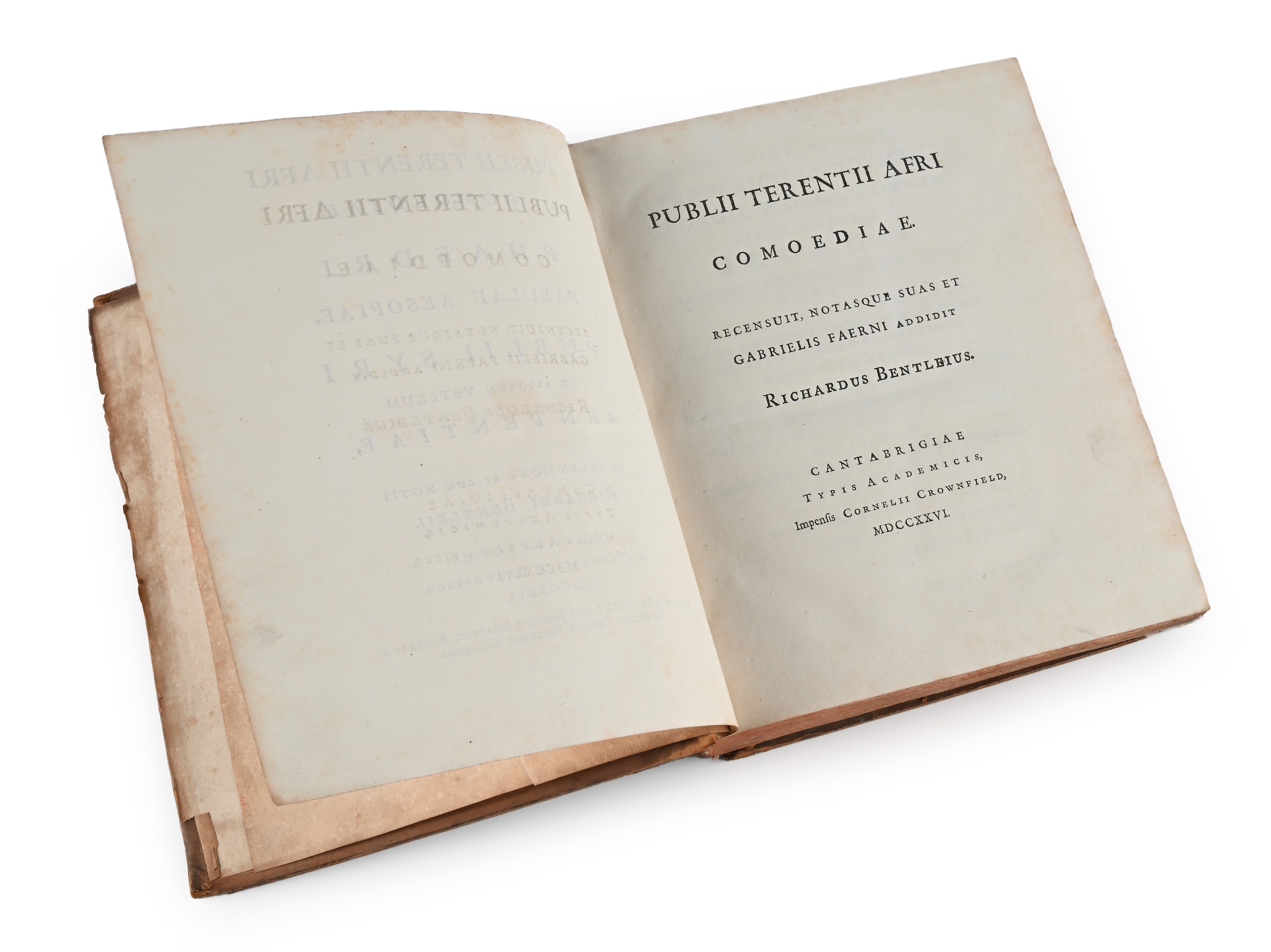 Publii Terentii Afri Comoediae, Phaedri Fabulae Aesopiae. Publii Syri et aliorum veterum sententi...