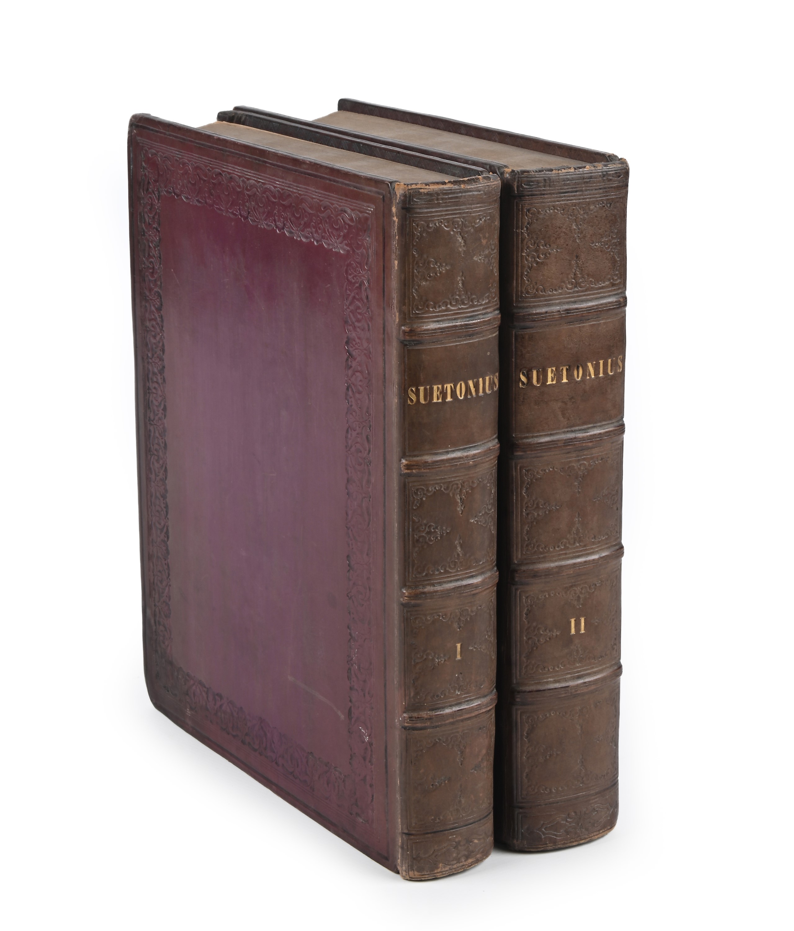 C. Svetonius Tranquillus cum notis integris. Curante Petro Burmanno. Tomus Primus Tomus Secundos