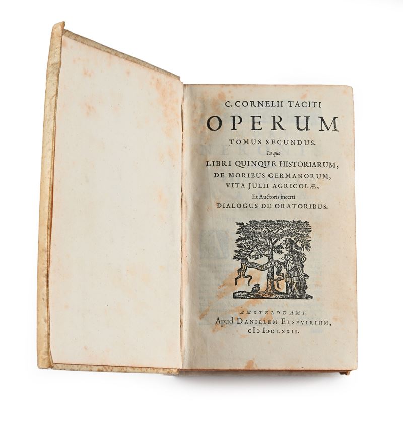 C. Cornelii Taciti Operum Tomus Primus Tomus Secundus
