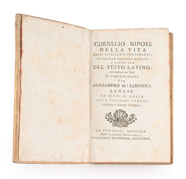 Cornelio Nipote, Della vita degli Eccellenti Comandanti