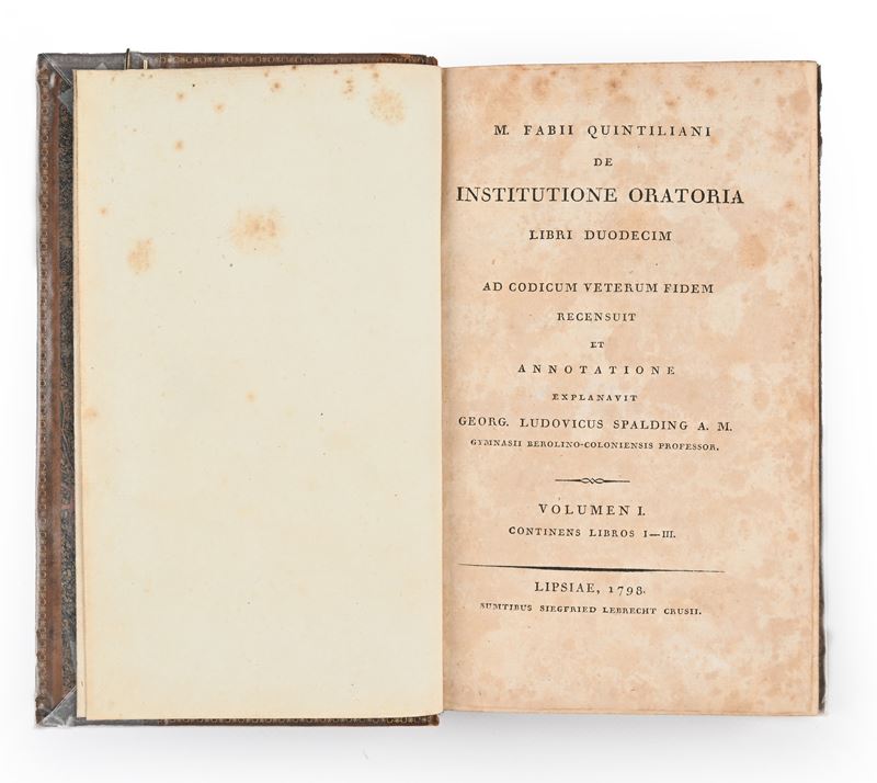 M. Fabii Quintiliani - De Institutione Oratoria