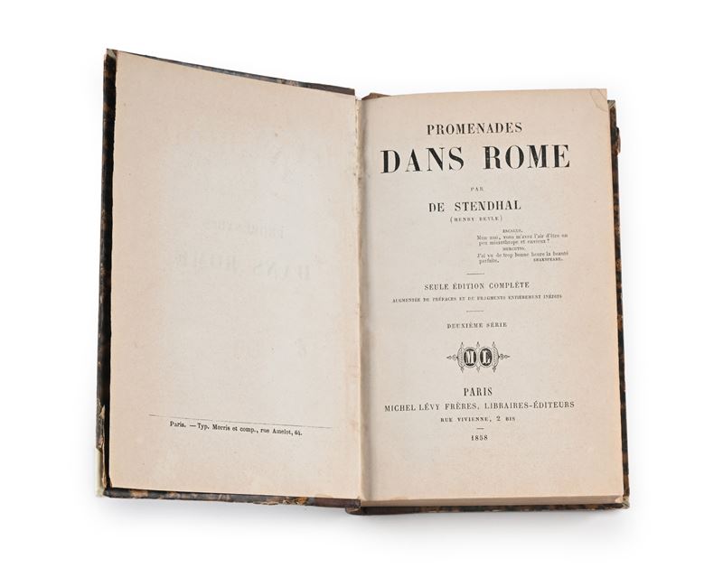 Stendhal - Promenades dans Rome