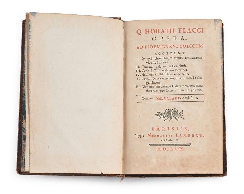 Q. Horatii Flacci - Opera ad Fidem LXXVI Codicum