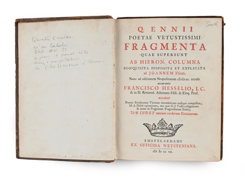 Q. Ennii Poetae - Fragmenta