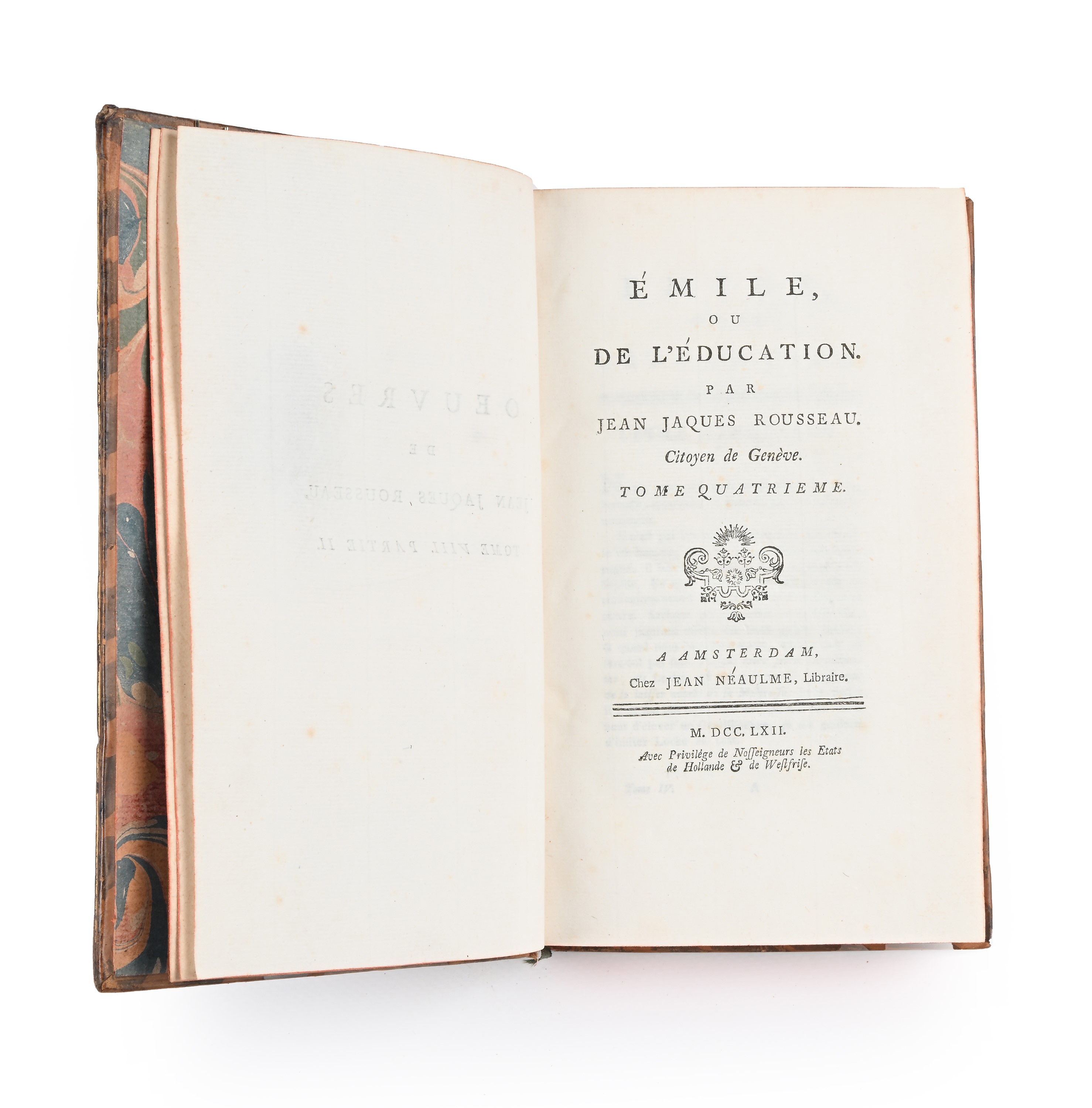 Oeuvres de J.J. Rousseau de Geneve. Nouvelle Edition Revue, corrigée, & augmentée de plusieurs mo...