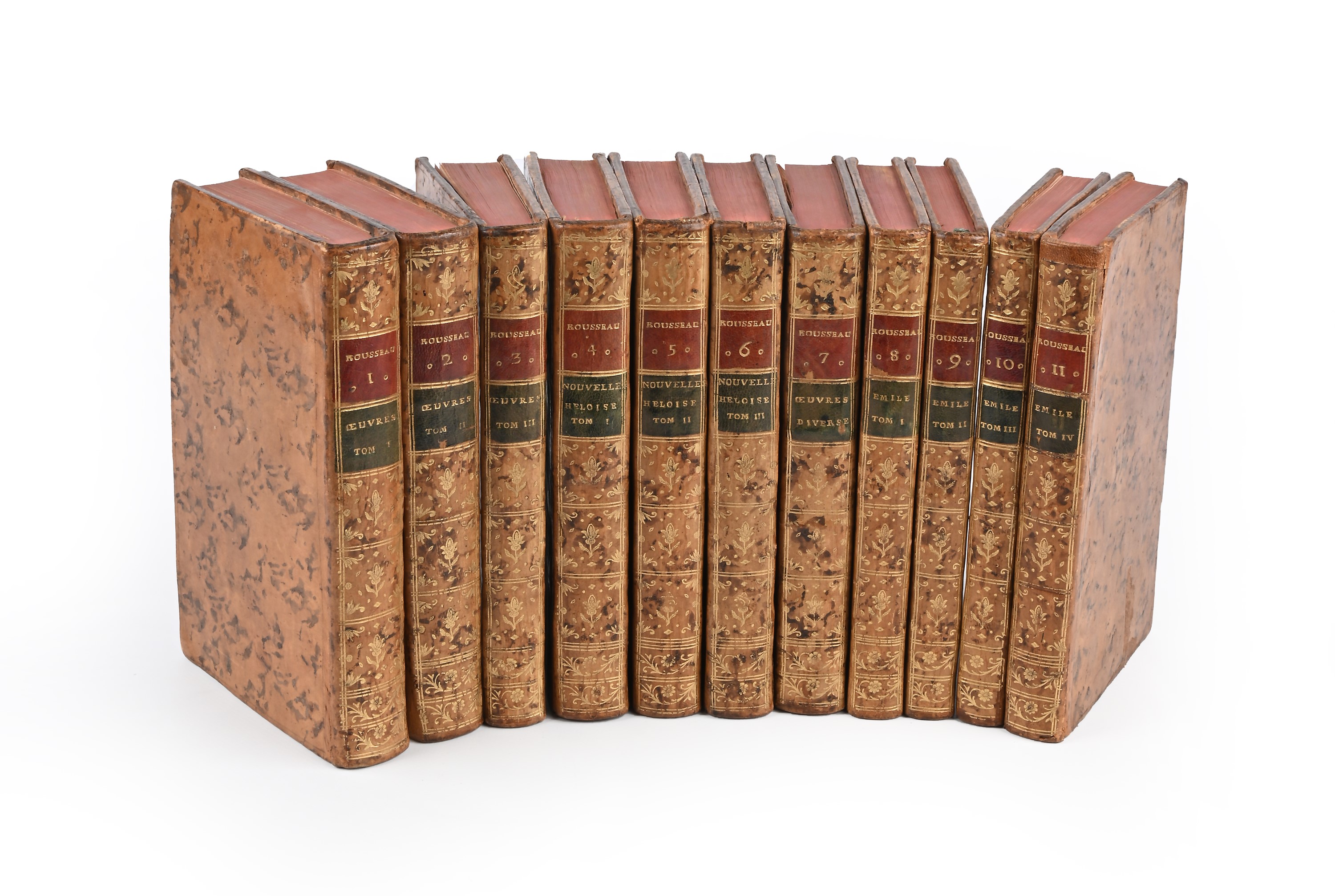 Oeuvres de J.J. Rousseau de Geneve. Nouvelle Edition Revue, corrigée, & augmentée de plusieurs mo...