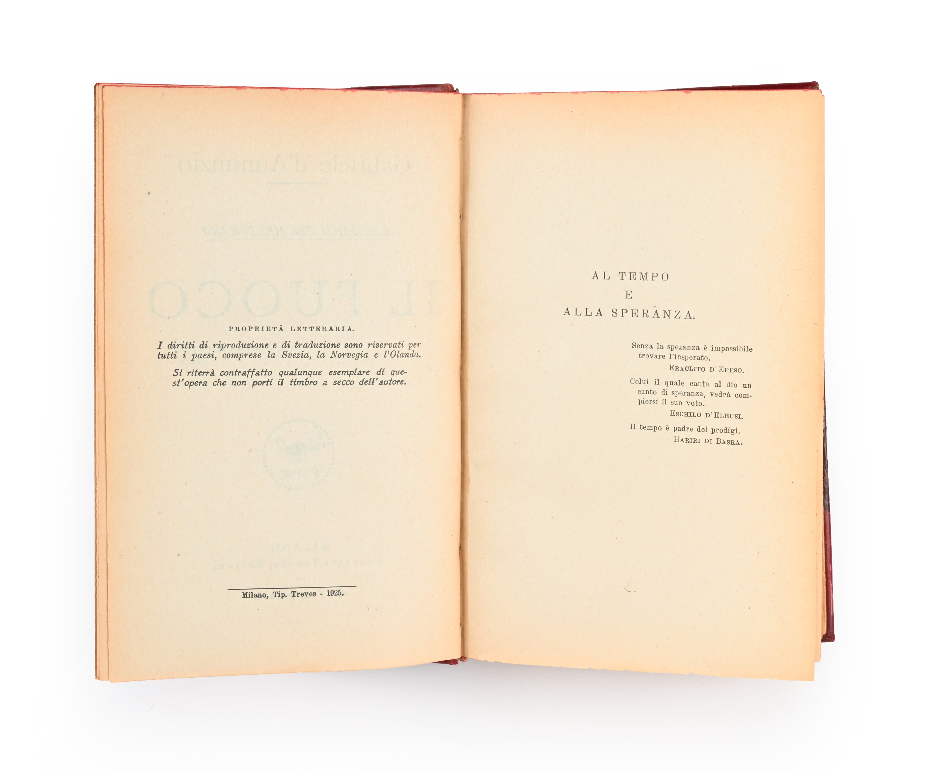 Gabriele D'Annunzio - Il Fuoco