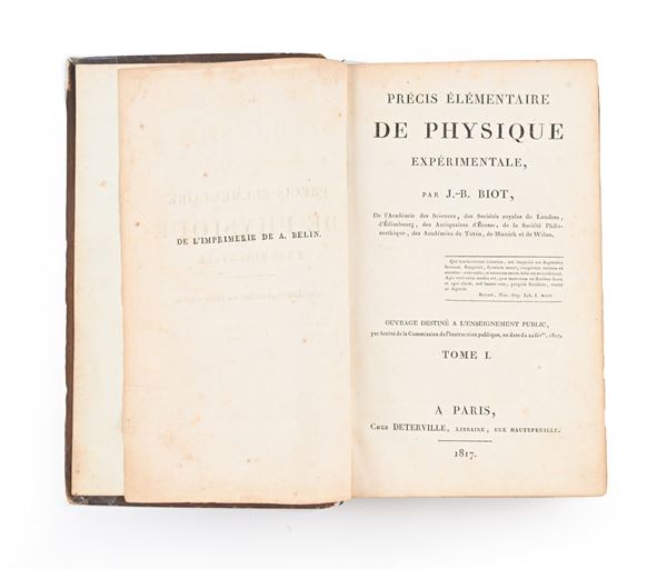 J.B. Biot - Precis Elementaire de Physique Experimentale