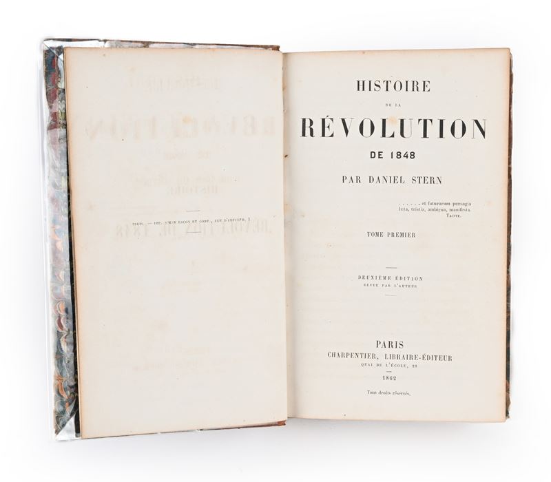 Daniel Stern - Historie de la Revolution de 1848