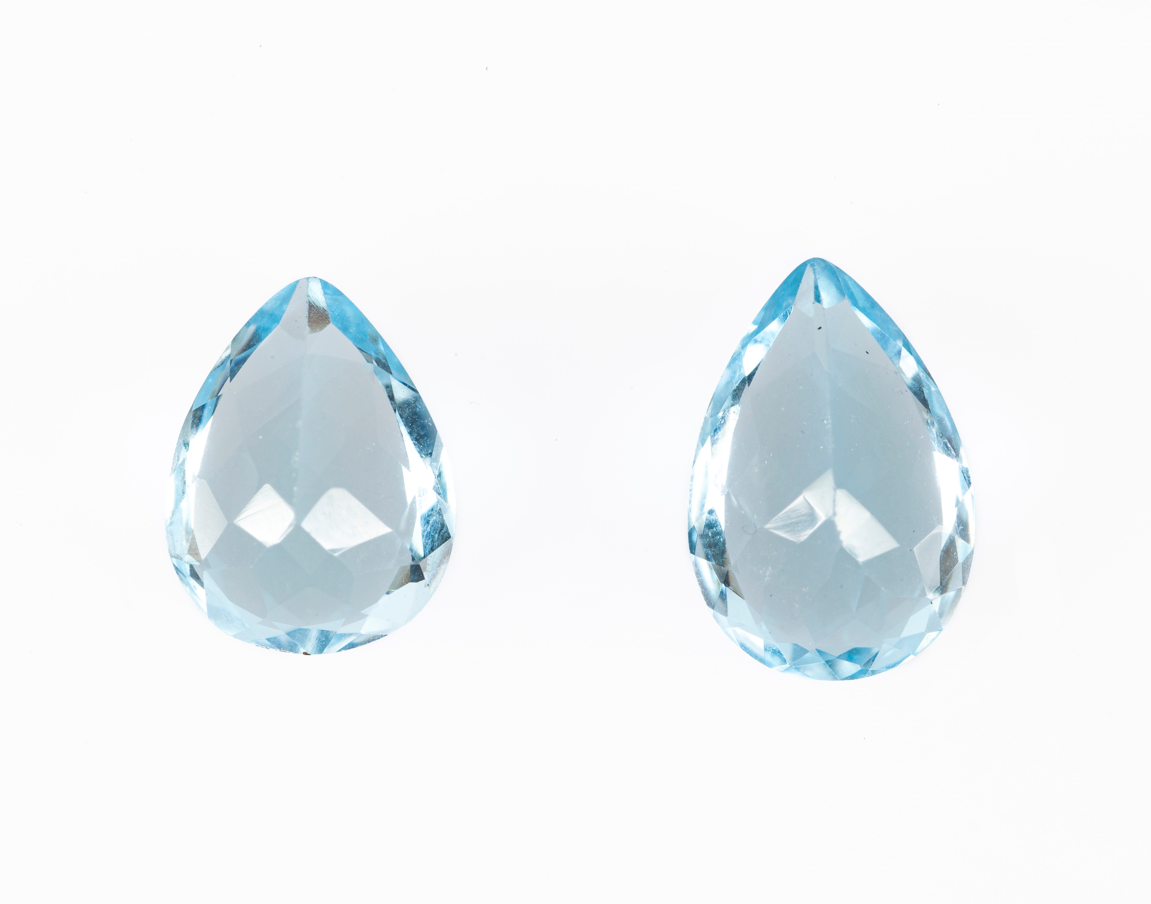 Coppia di Acquamarine Ct. 7,04