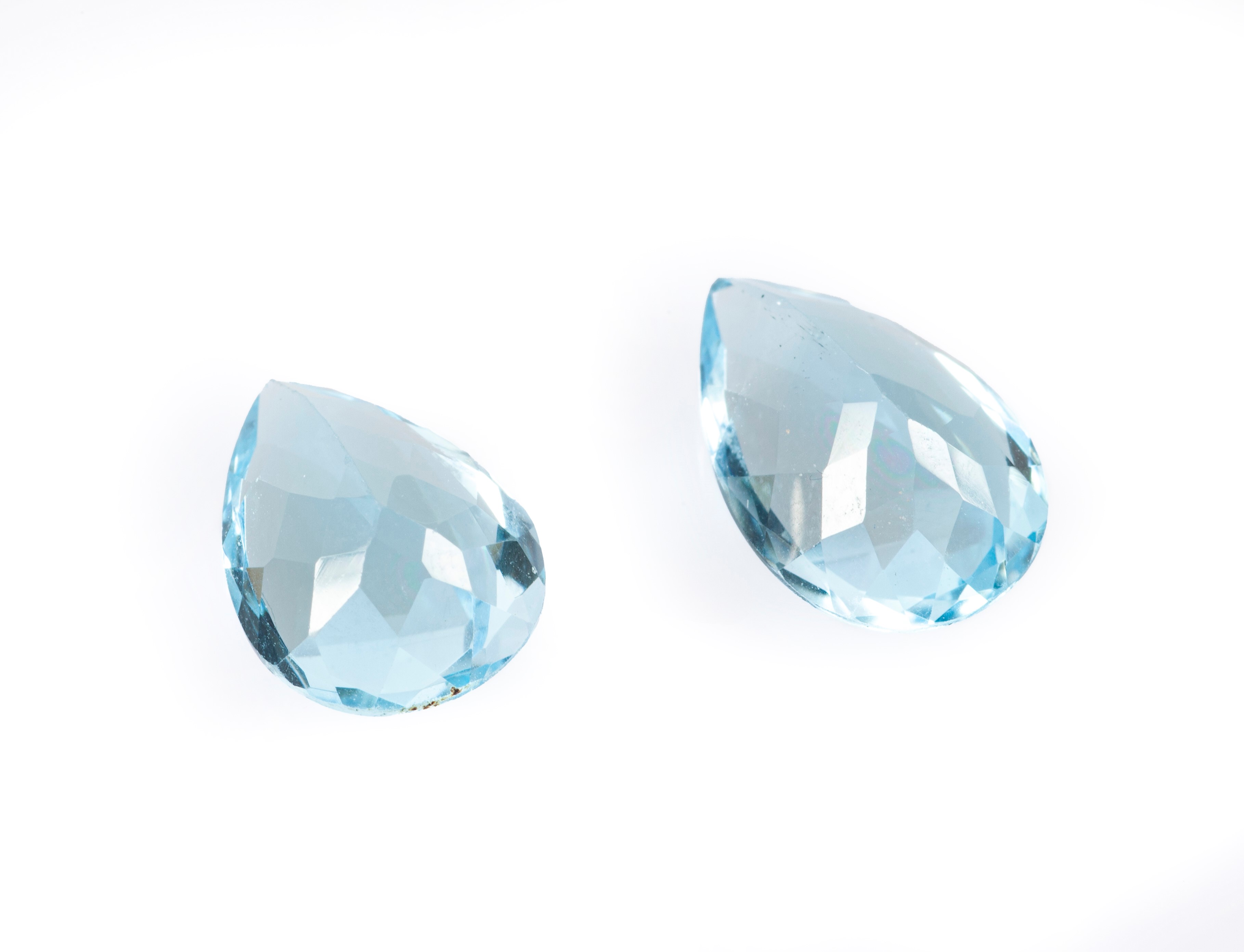 Coppia di Acquamarine Ct. 7,04