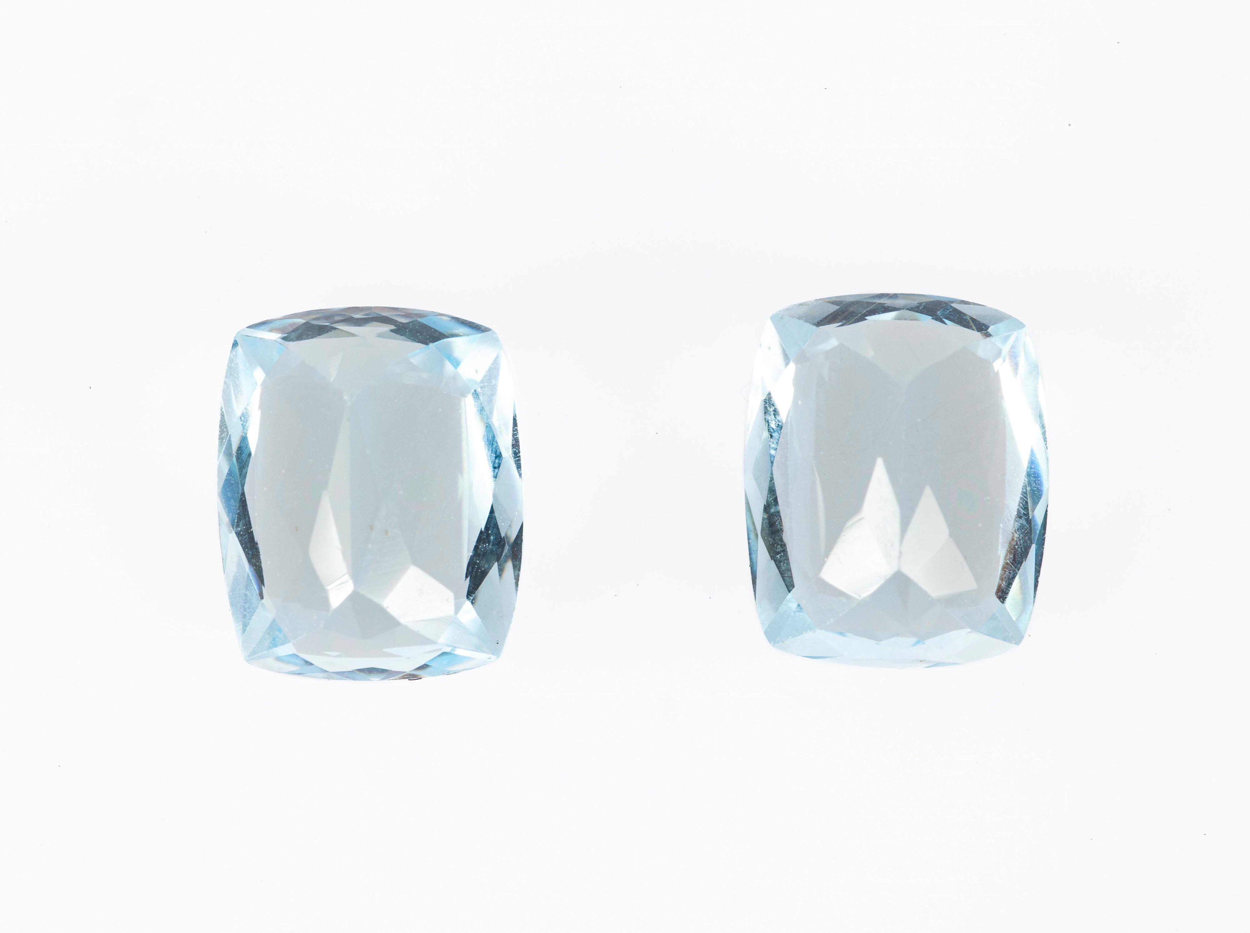 Coppia di Acquamarine Ct. 10,10