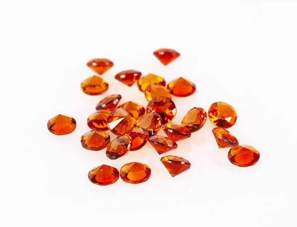Lotto tormaline  arancio ct. 6