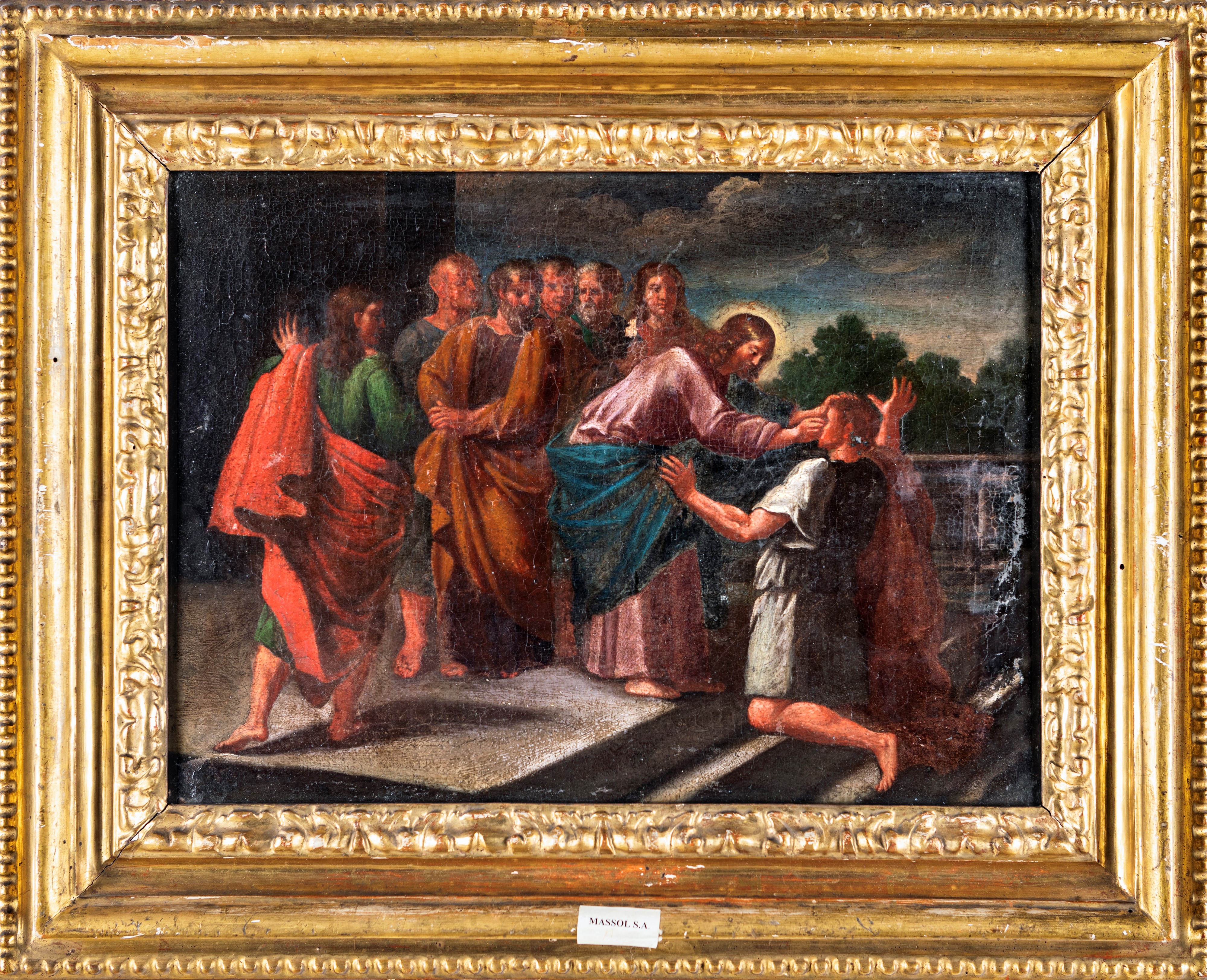 Scuola Francese del XVIII Secolo - Guarigione del Cieco