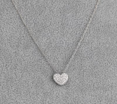 Pendente a Cuore in Oro e Brillanti