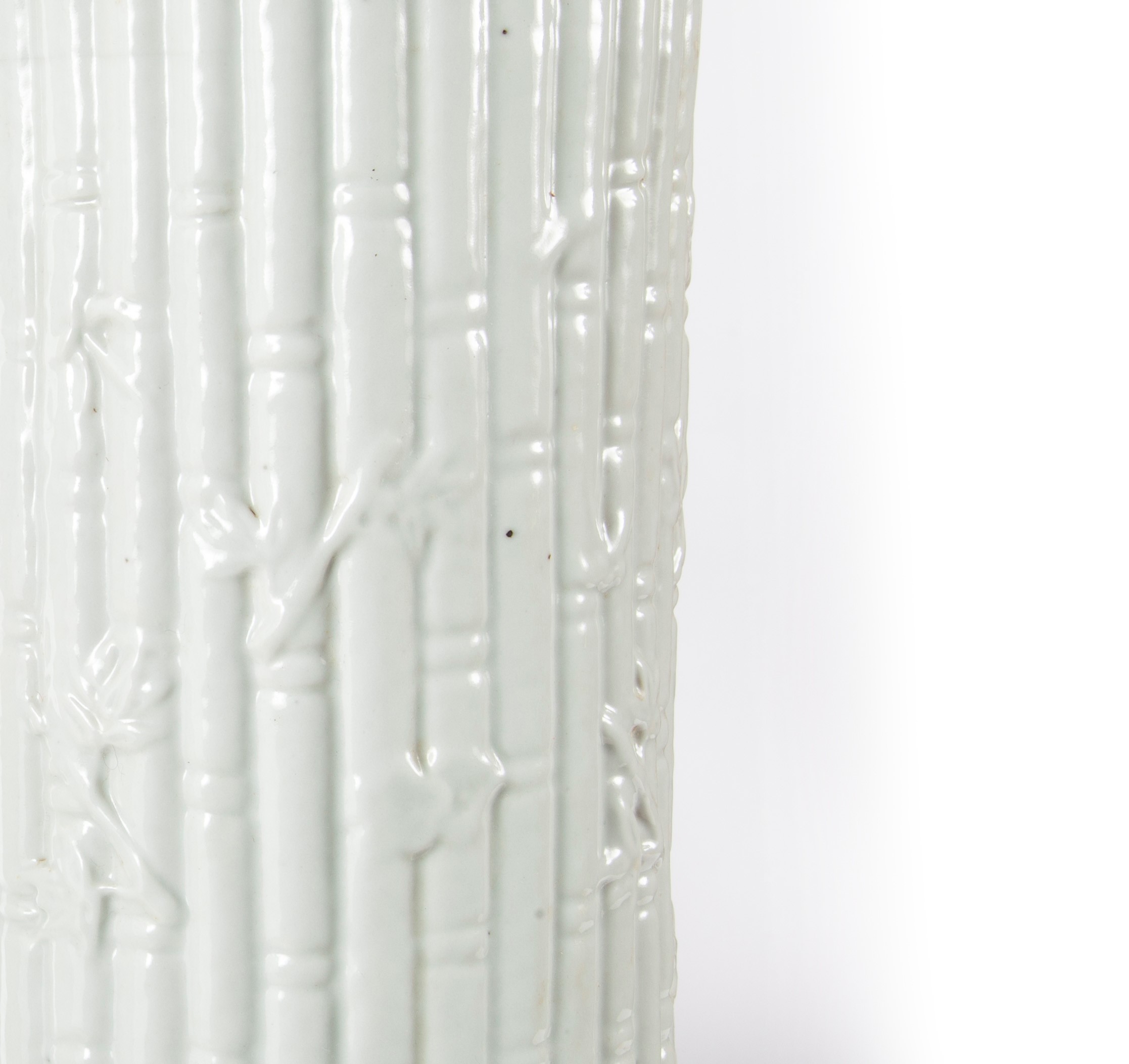 Coppia di Lampade in Ceramica Blanc De Chine