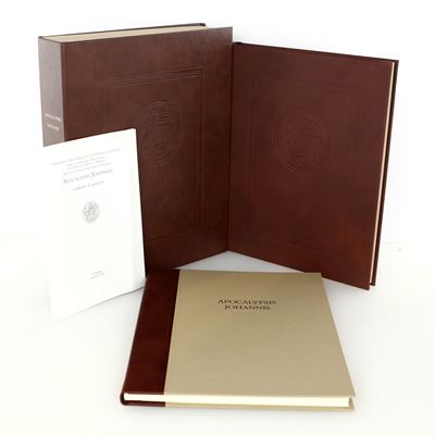 Apocalypsis Johannis - Ristampa Anastatica del Libro Xilografico Colorato a Mano del XV Secolo de...