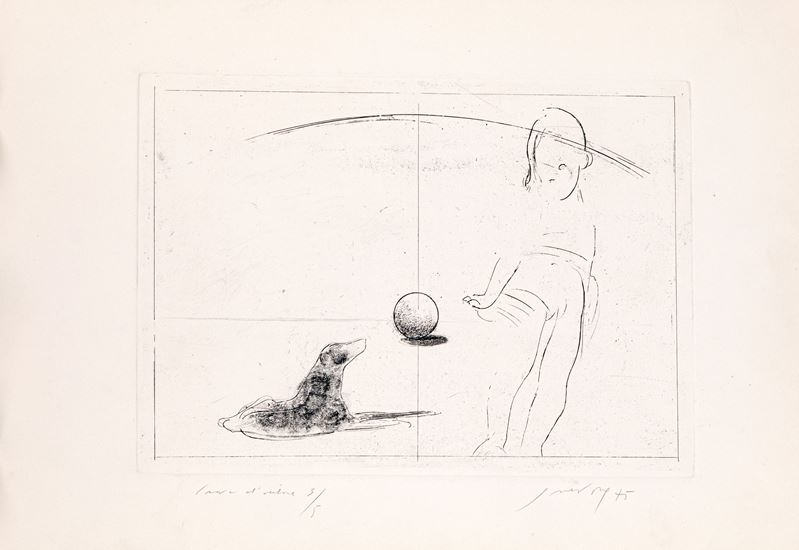 Piero Guccione - Senza Titolo