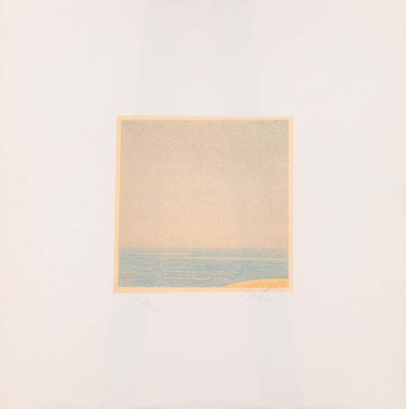 Piero Guccione - Senza Titolo