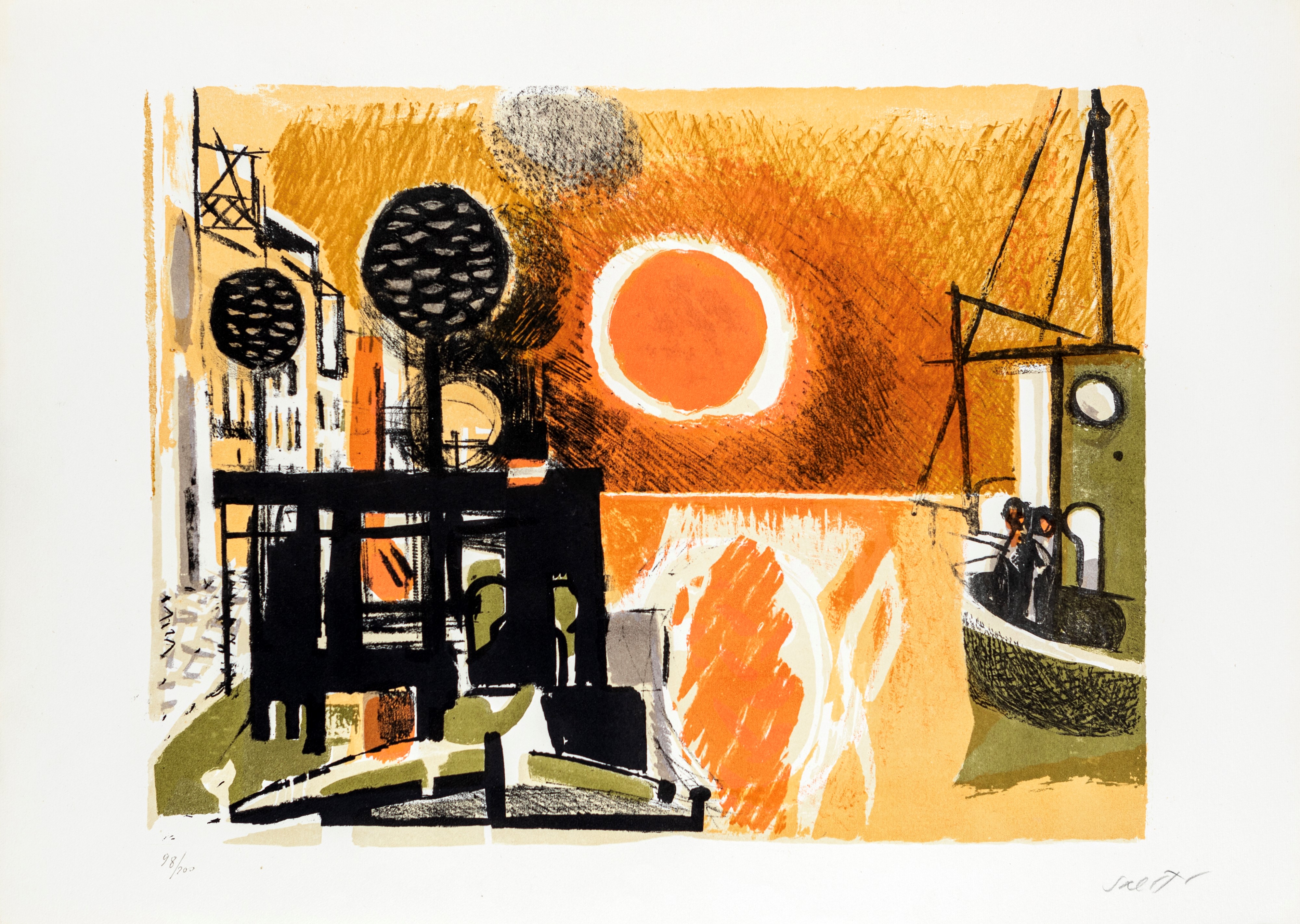 Bruno Saetti - Lotto di 2 Grafiche