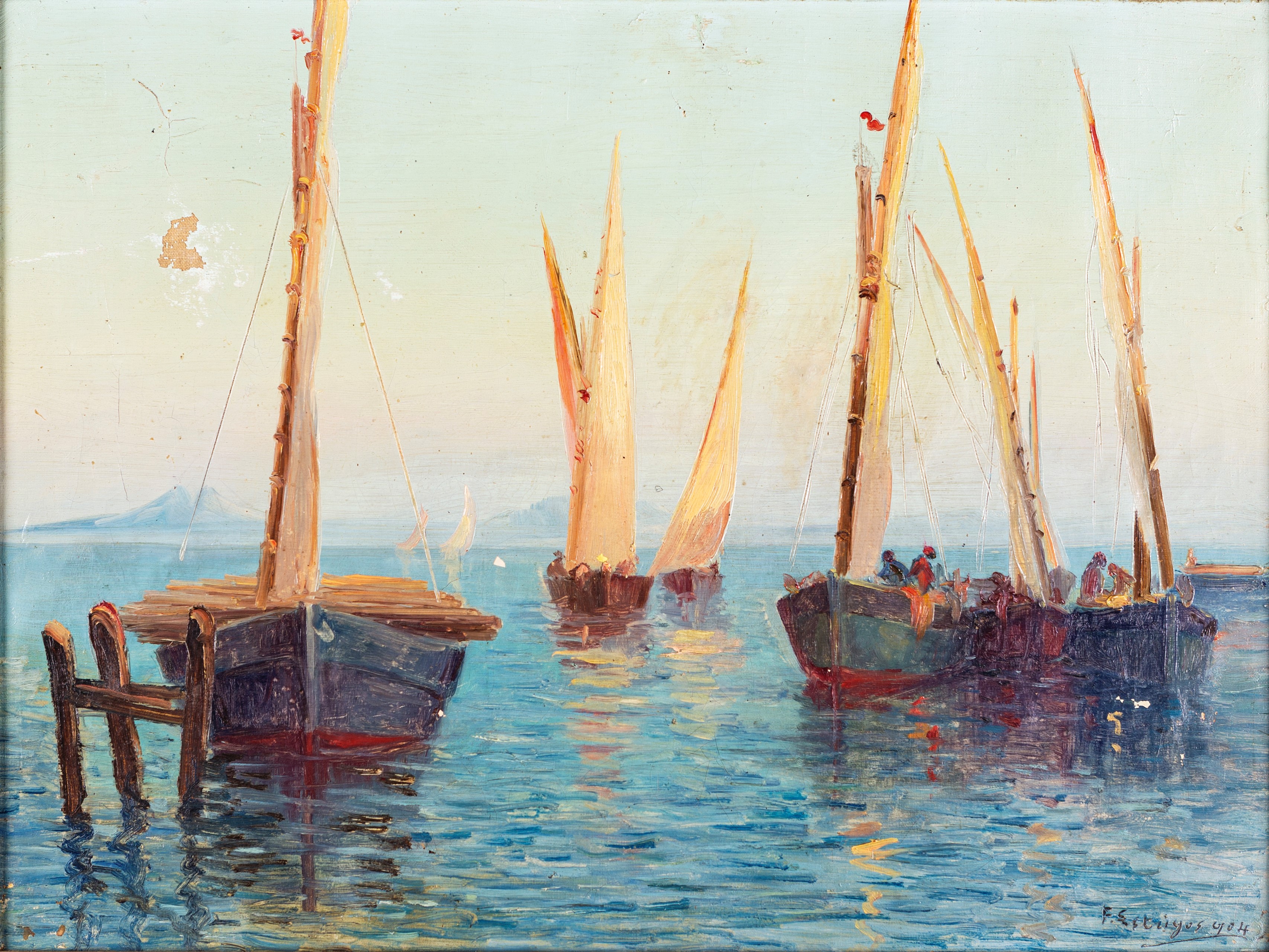 Paranze nel Golfo di Napoli