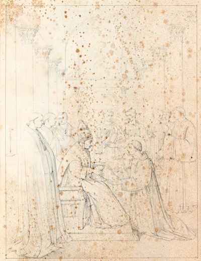 Consacrazione di San Lorenzo Diacono da Parte di Sisto II, da Beato Angelico e Benozzo Gozzoli ne...