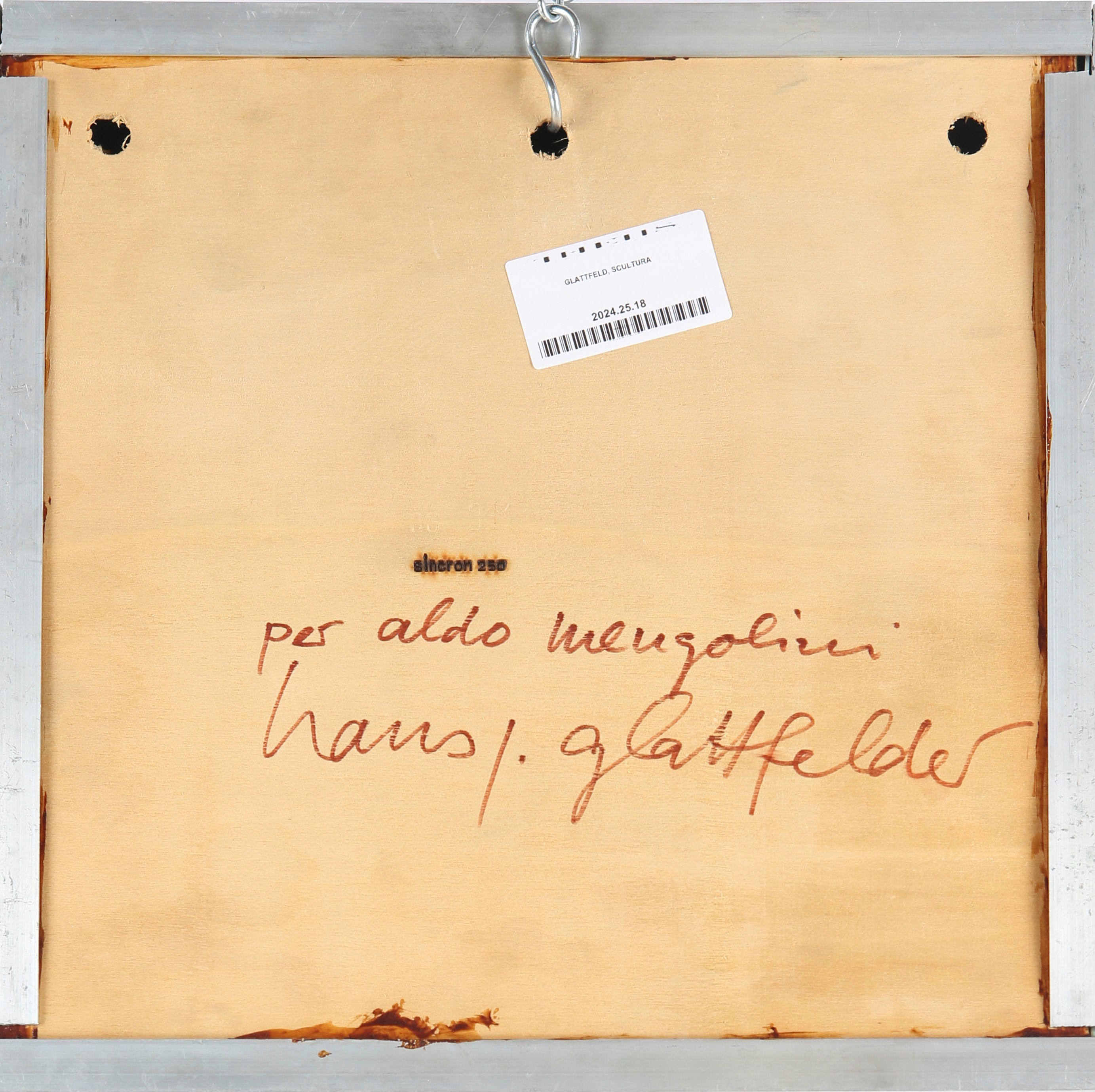 Hans Jörg Glattfelder - Senza Titolo