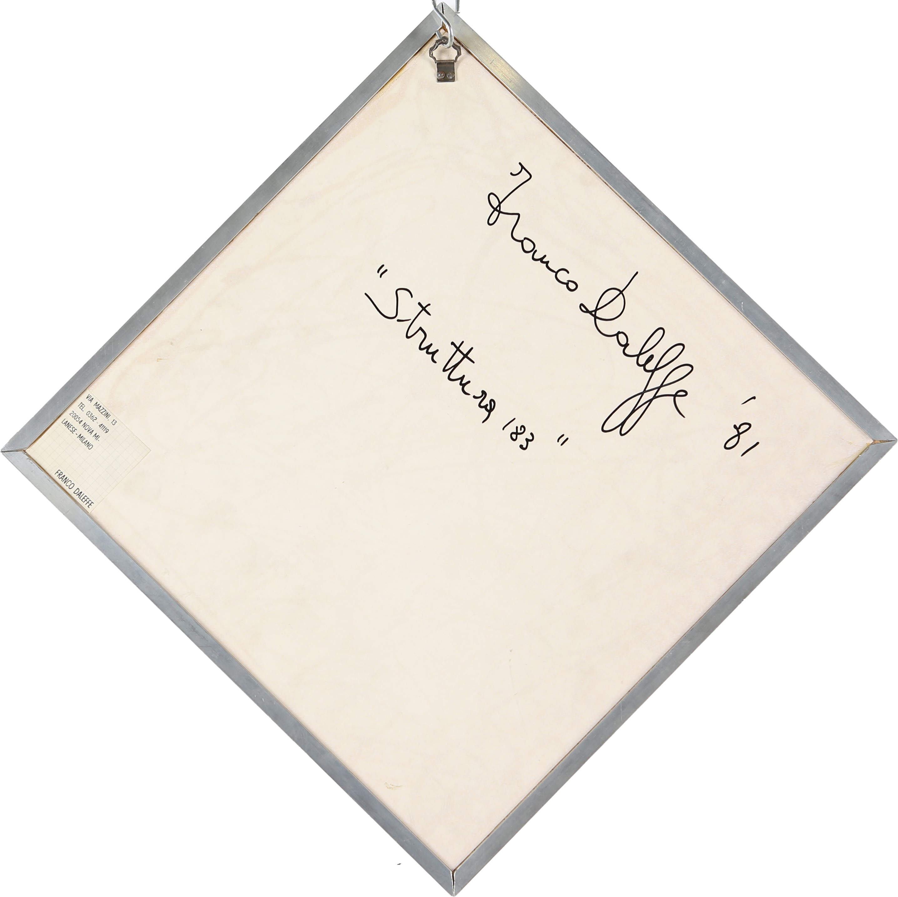 Franco Daleffe - Struttura 183