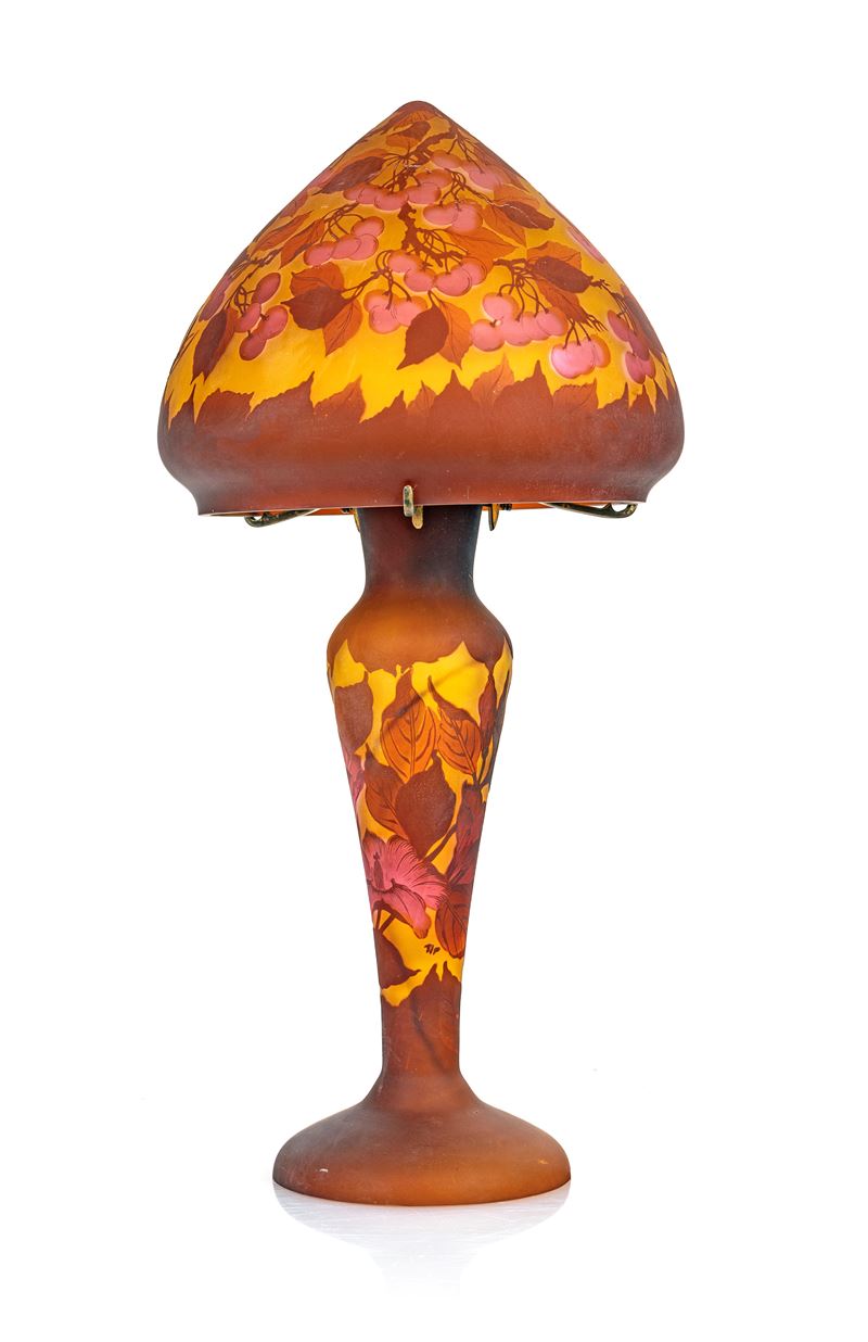 Lampada da Tavolo Stile Gallé