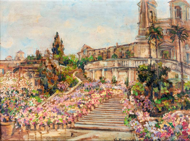 Pittore del XX Secolo - Scalinata Piazza di Spagna