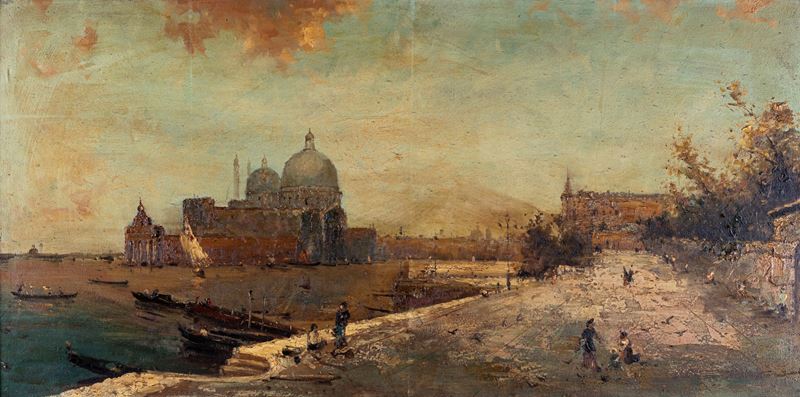 Pittore del XX Secolo - Venezia - Punta della Dogana