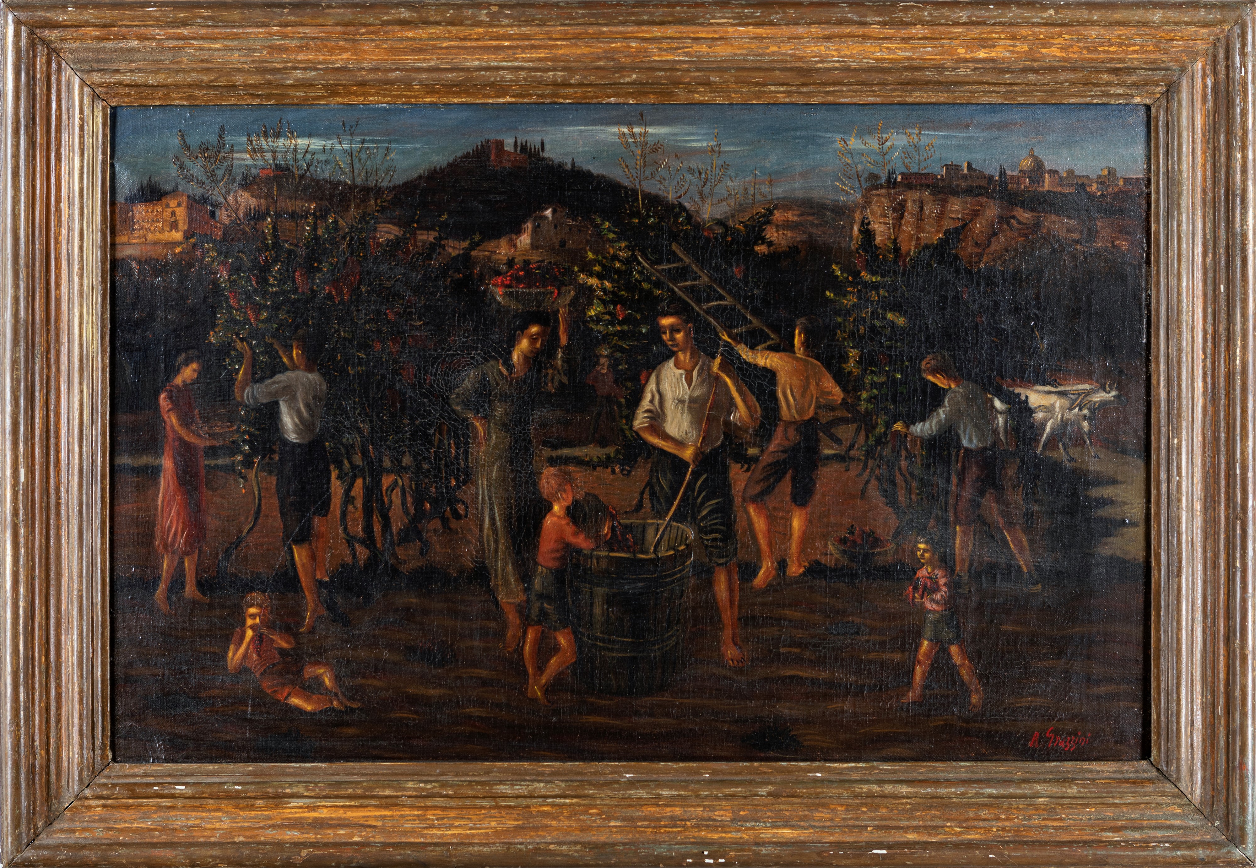 Pittore del XX Secolo - La Vendemmia