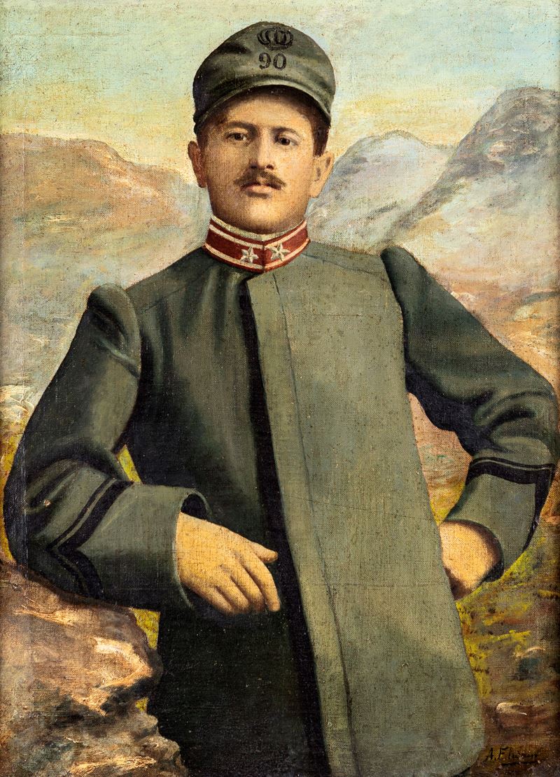 Pittore del XX Secolo - Ritratto di Ufficiale