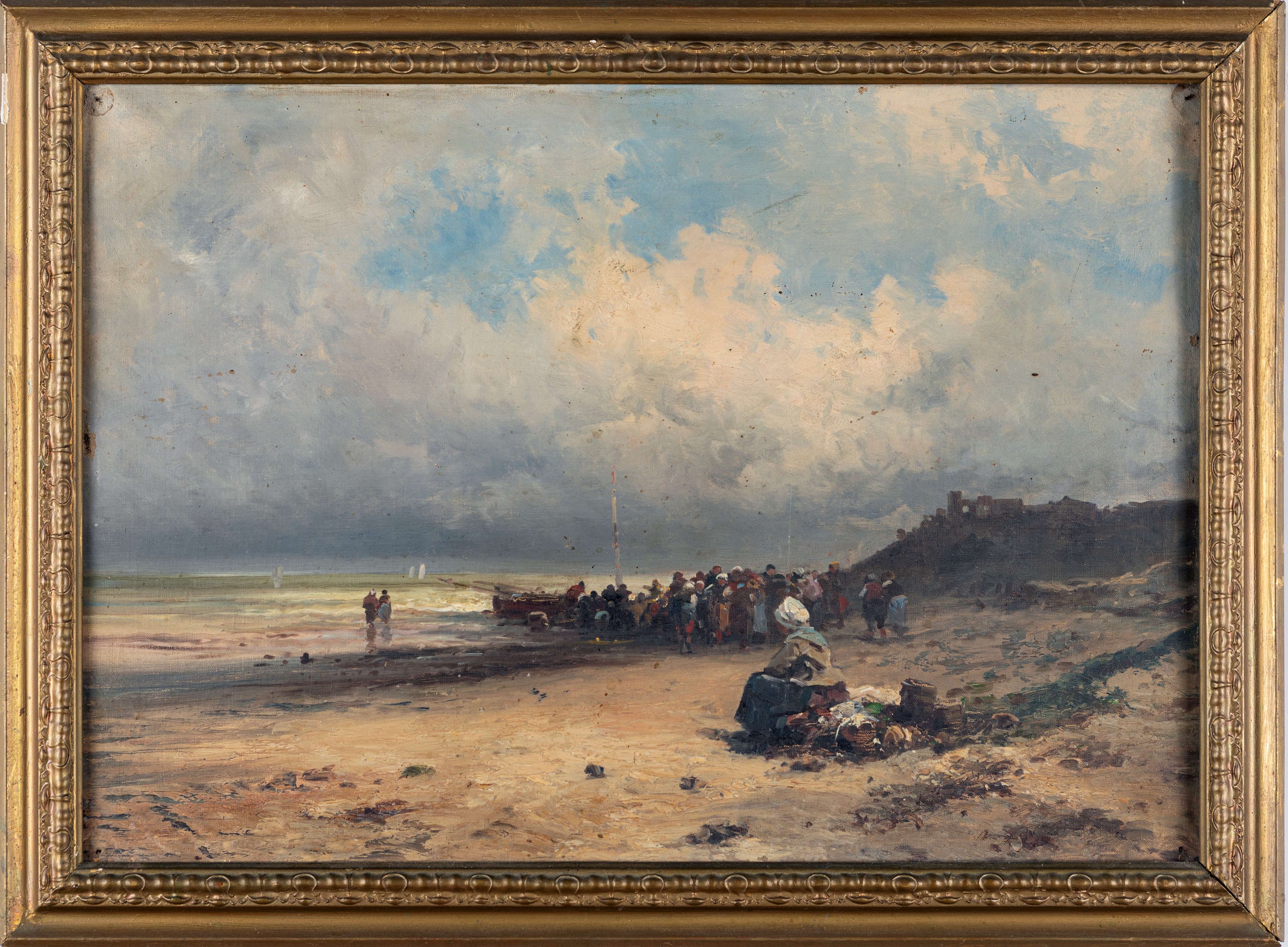 Pittore Francese del XIX Secolo - Coppia di Marine