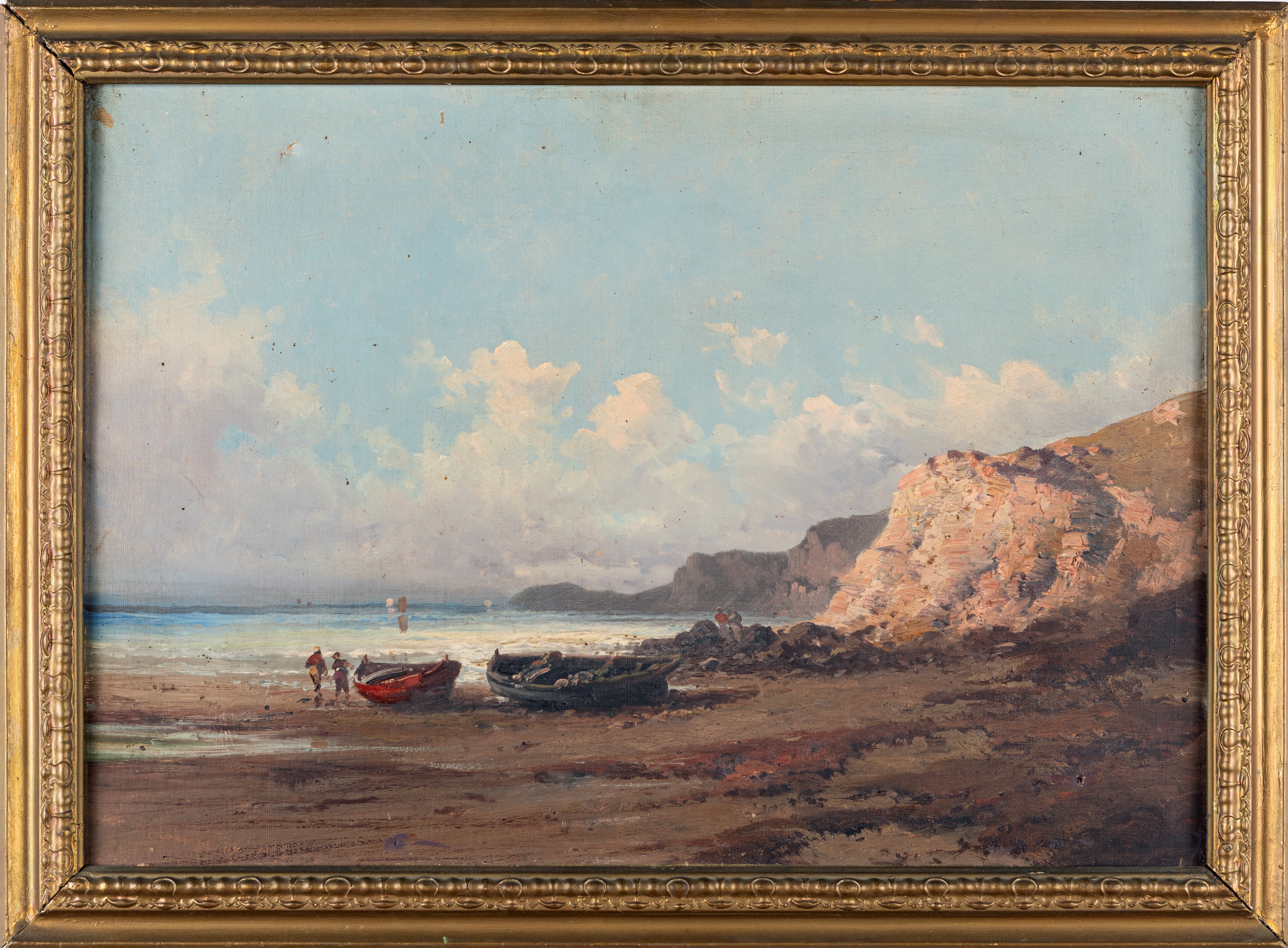 Pittore Francese del XIX Secolo - Coppia di Marine