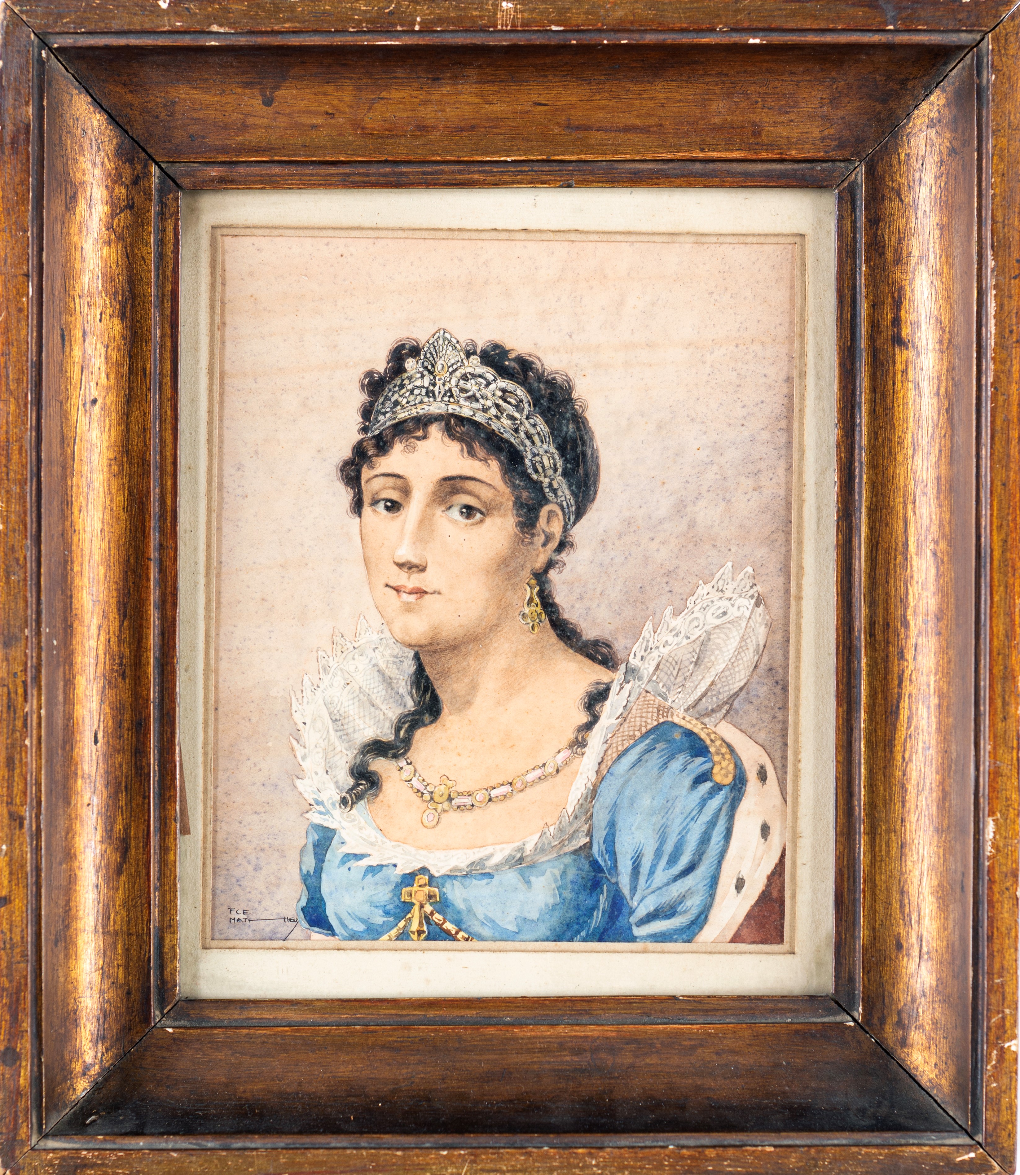 Pittore del XIX Secolo - Ritratto Dell'imperatrice Josephine