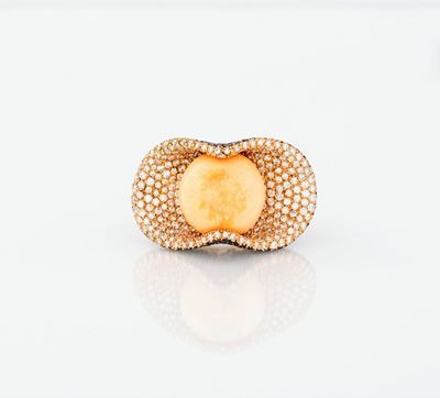 Anello con Perla Melo Ct 54,45